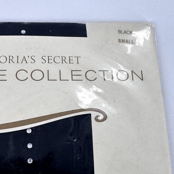 Vintage Victoria's Secret Couture Collection Rhinestone Backseam Pantyhose Sm - Picture 3 of 9